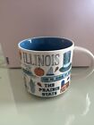 Starbucks Been There Series  Mug 14 fl oz Coffee Mug Cup - ILLINOIS USA 2017