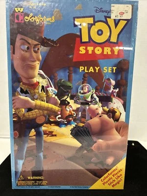 1995 Vintage Hasbro Toy Story Colorforms Playset Factory Sealed No 796 - Image 1 of 4