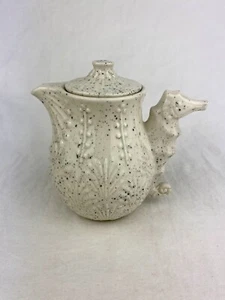 Anthropologie Ocean Seahorse Pitcher Creamer Handle Beach House Sea Mermaid NEW - Picture 1 of 10