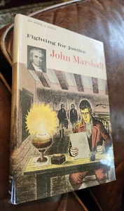 John Marshall, Biography by Fred Cook, 1961, 1st??, HBDJ, Illustrated by Mlodock - Imagen 1 de 5