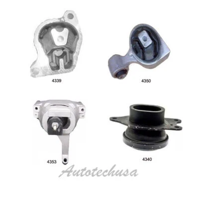 Juego de montaje de motor y transmisión de 2,5 L para Nissan Altima 07-18 4 piezas CVT automático Foto 1 de 4