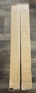 Lot If Two White Cordless 2 in. Faux Wood Blind Actual Size Precut 22” x 64” - Picture 1 of 4