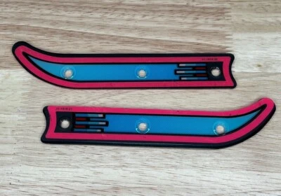 Demolition Man PROTOTYPE 3D Lane Plastic Set New NOS Williams Pinball Part Demo - Image 1 of 4