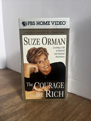 The Courage To Be Rich - Suze Orman - VHS - BRAND NEW SEALED - Image 1 of 3