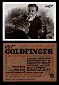 James Bond Autographs & Relics Goldfinger Throwback You Pick Single Card #1-50