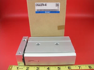 Rodamiento de bolas neumático cilindro compacto SMC CXSJL32TN-40 32 mm puerto NPT nuevo - Imagen 1 de 8