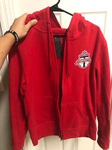 Fanatics MLS FC Toronto Travel Jacket Red/White - Picture 1 of 4