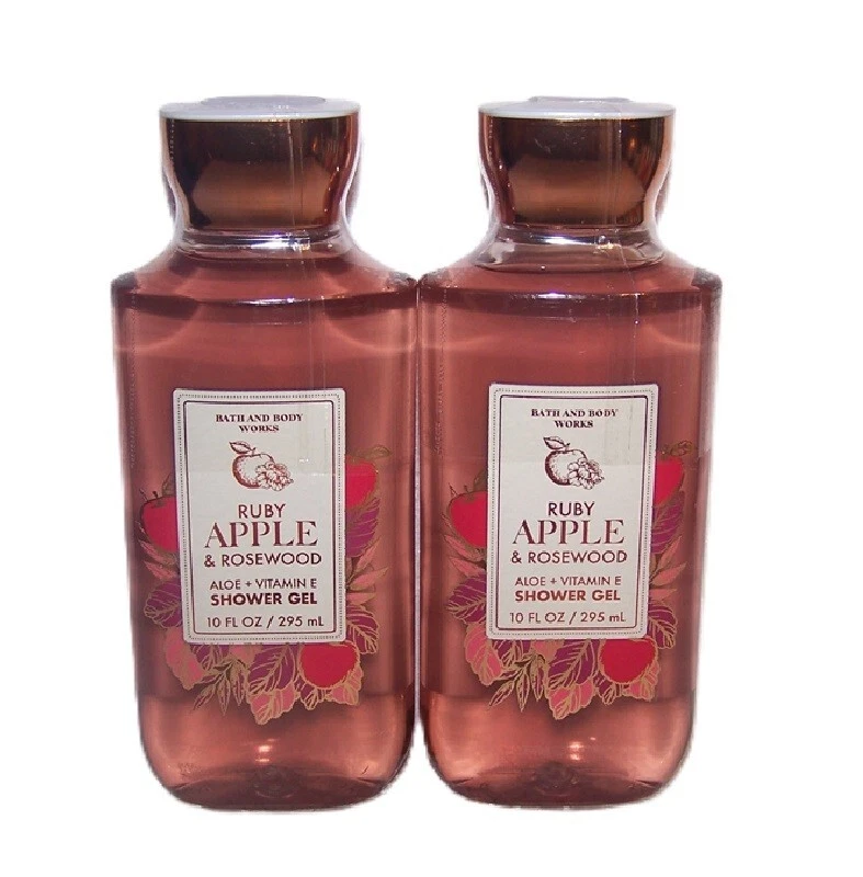 Ruby Apple & Rosewood Shower Gel Bath & Body Works 10 oz Lot of 2 - Image 1 of 1