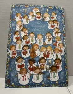 Hallmark The Meaning of Christmas Little Angels 24 Day Paper Advent Calendar - Picture 1 of 7