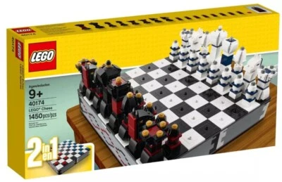 LEGO Chess Set 40174 Brand New In Sealed Box 2 In 1 Set Checkers RETIRED - Image 1 of 4