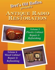 2-DVDs: Antique Radio Restoration Vol 3 & 4: Wood/Plastic Cabinets ** 25% OFF** - Picture 1 of 11