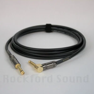 Mogami W2524 High Clarity Gold Guitar Cable, Straight to Right Angle - Picture 1 of 6