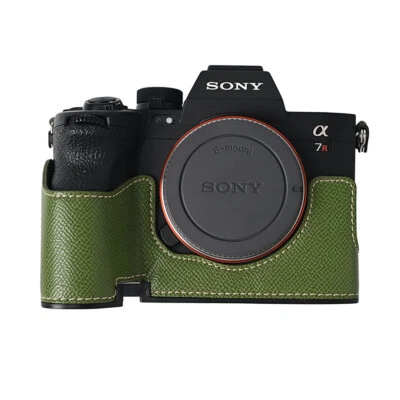 Media funda protectora de cuero PU para cámara Sony Alpha 7RV A7R5 Foto 1 de 4