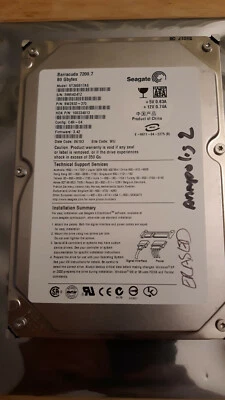 Seagate Barracuda 7200.7 80 GB, Internal SATA, 7200 RPM,3.5" (ST380817AS) HDD - Image 1 of 3