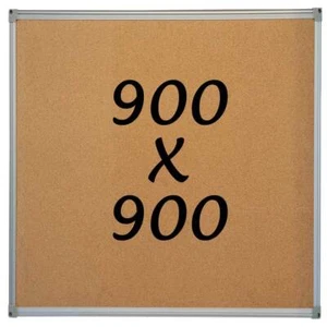 New Corkboard Pin Board 900mm x 900mm Notice Board Pinnable - Picture 1 of 2