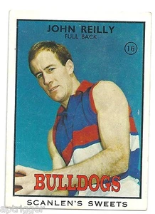 1968 B Scanlens (16) John REILLY Footscray aExc. - Picture 1 of 2