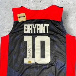 Signiertes Kobe Bryant Olympia Trikot #10 handsigniert COA Team USA - Bild 1 von 9