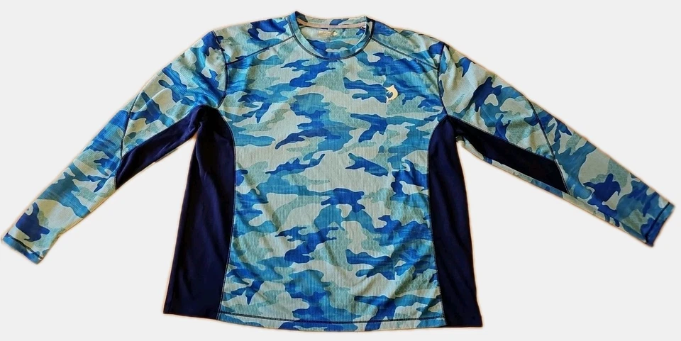 Camisa de pesca Reels Legend Perfomance ropa camuflaje azul 2xl Foto 1 de 3