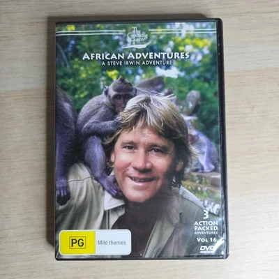 Steve Irwin African Adventures Vol 16 DVD Box Set PG Wildlife Documentary - Image 1 of 3