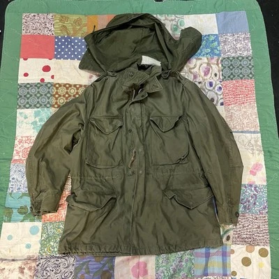 WWII M1943 Field Jacket M/L Army Green HBT WW2 Military Rare 40s Vintage - Image 1 of 4