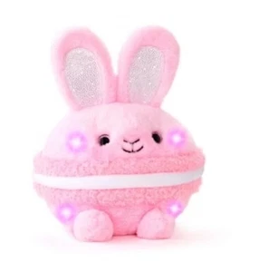 FAO Schwarz 10" Glow Brights Bunny Macaron Plush - Picture 1 of 4