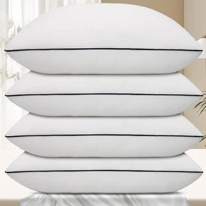 Hotel Collection Bed Pillows for Sleeping 4 Pack Standard Size Cooling Pillow... - Picture 1 of 7