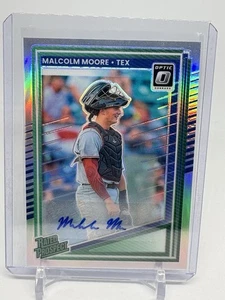 2025 Donruss Optic Malcolm Moore Auto Rated Prospect Holo Prizm (E975) - Bild 1 von 4