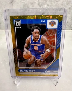 2024-25 Donruss Optic #51 OG Anunoby GOLD VELOCITY /10 CASE HIT!! - Picture 1 of 2