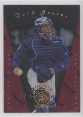 1997 Pinnacle Certified Red Todd Greene #120 - Image 1 of 2