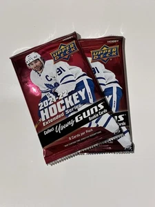 2021-22 Upper Deck Serie Extendida Hockey Hobby Pack ¡Lote de 2! - Imagen 1 de 1