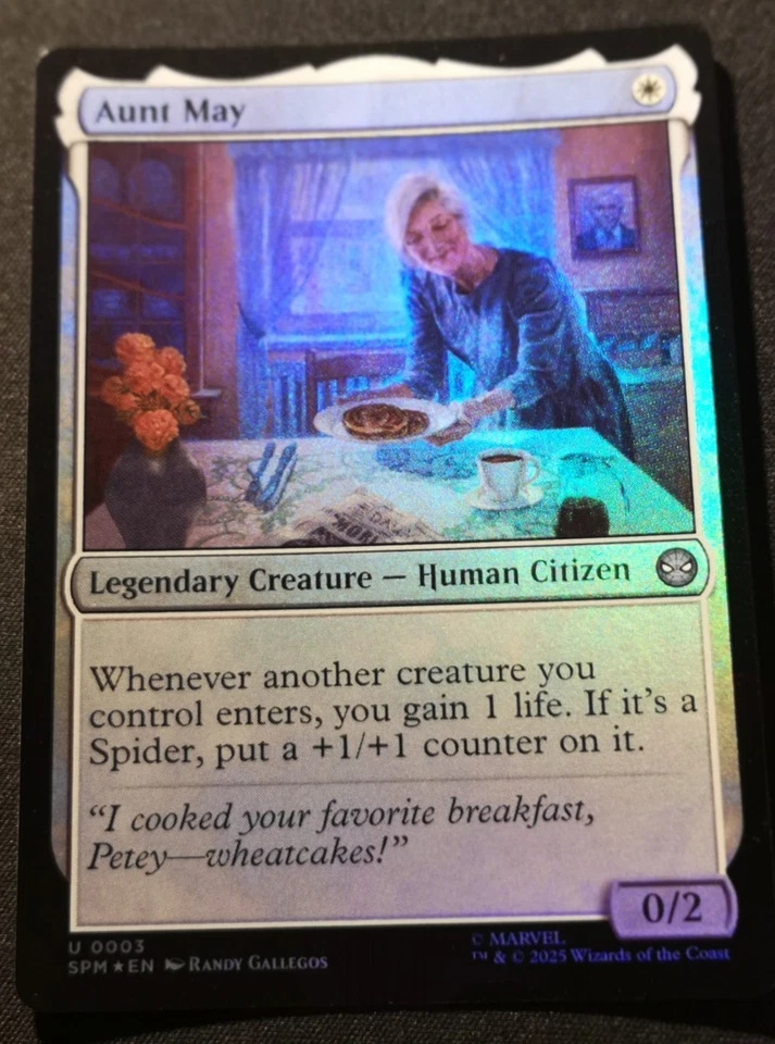 Aunt May - Foil - SPM - MTG - EN - NM - 0003 - Image 1 of 1
