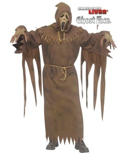 SCARECROW Ghost Face® Official SCREAM  Costume + Mask  Halloween Fancy Dress 14+ - Picture 1 of 2