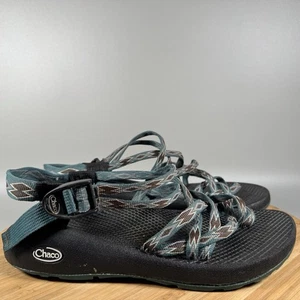 Chaco ZX2 Hiking Sandals Women’s 9 Blue Strappy Toe Loop Outdoors - Picture 1 of 8