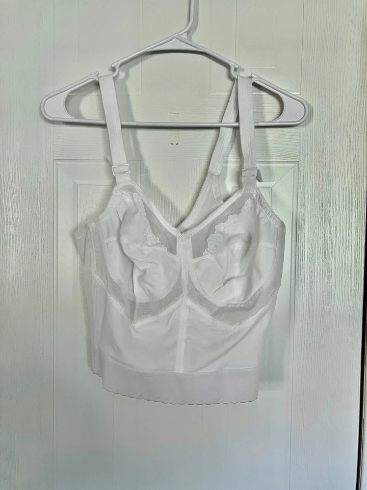 Sujetador largo bustier pestañas malla vintage Foto 1 de 4