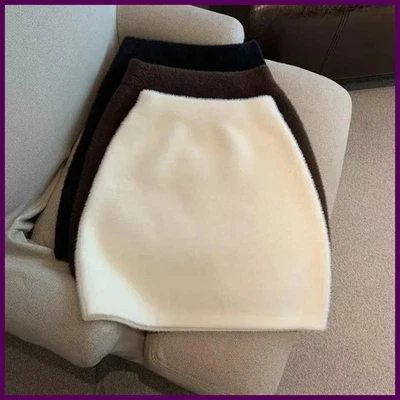 Sexy Minifalda Básica Cintura Elástica Ajustada Mujeres Falda Corta Elegante a Combinación Foto 1 de 4