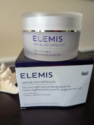 Elemis Skin Bliss Capsules Day Night Rejuvenating Facial Oils 60 Capsules NIB - Image 1 of 4