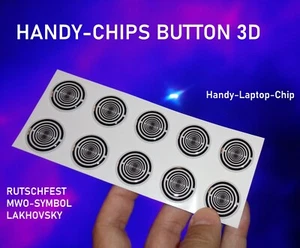 Mobile Phone Chip Lakhovsky Multi Wave Oscillator 5G EMF Resonance Chip Aura Protection CHI - Picture 1 of 8