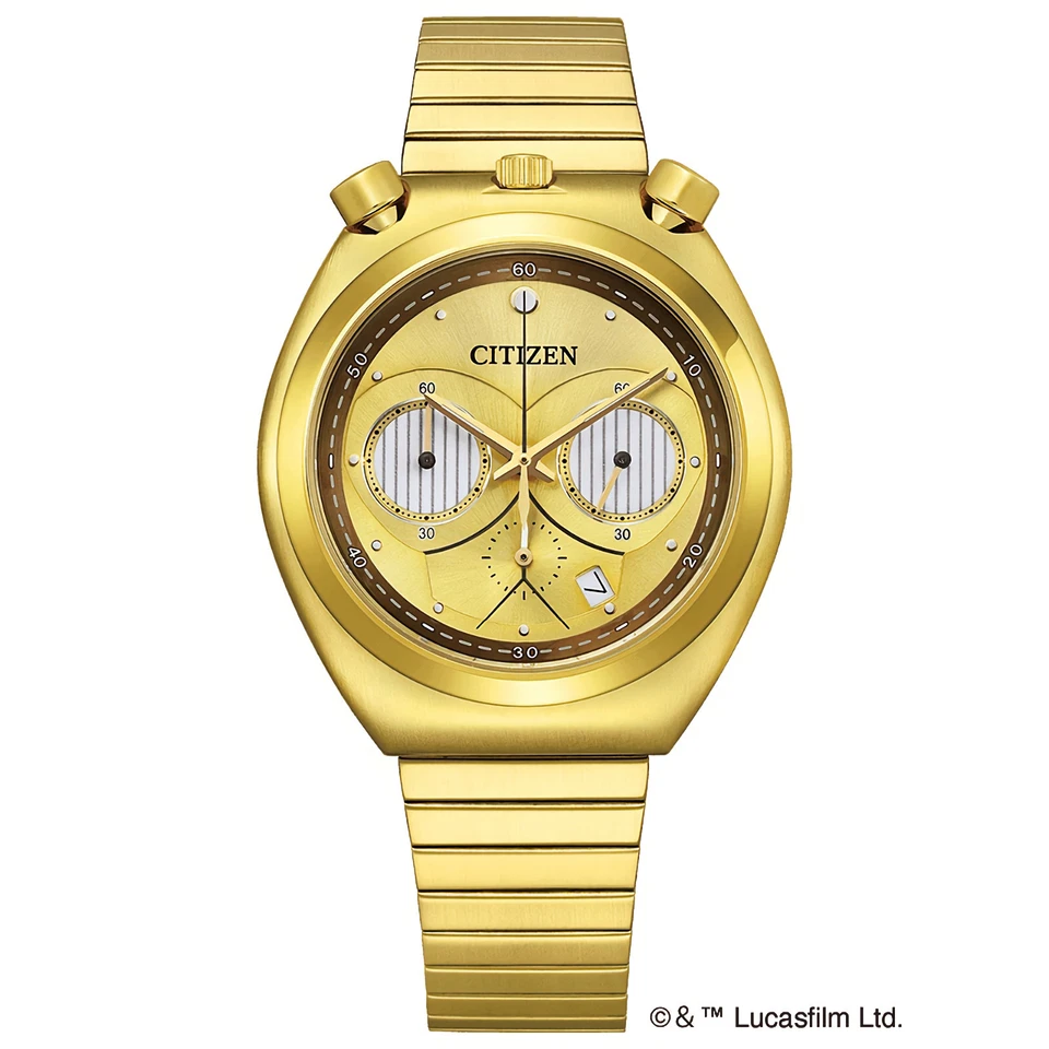 Citizen x Tsuno Chrono Star Wars "C-3PO" 50m WR Limited Unisex Watch AN3662-51W