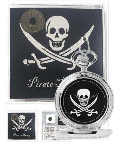 (5X) Genuine Pirate Money Albums~The Strait of Malacca + Premium Pocket Watch 