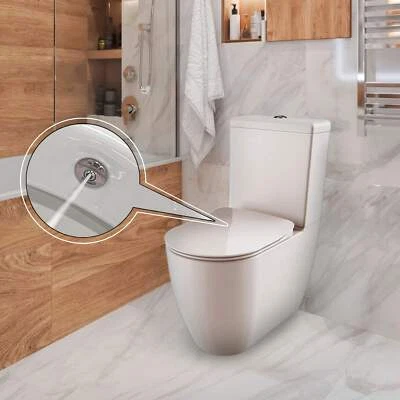 Franco Closed Couple Combined Bidet Toilet With Soft Close Seat - Image 1 of 4