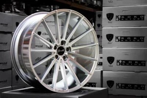 20'' Verdi Silver Machine Giovanna Wheels Tires S580 S63 GLE X5 X6 Rims A7 A8 - Picture 1 of 8