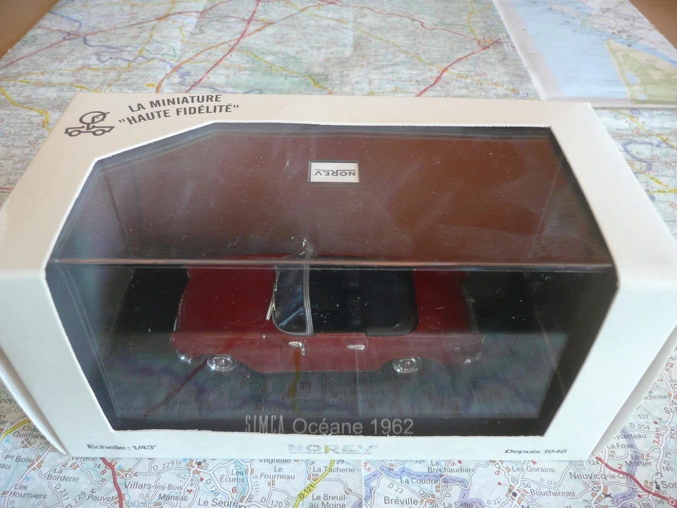 SIMCA Océane Rouge 1962 NOREV 1/43 en Boite - Photo 1/1