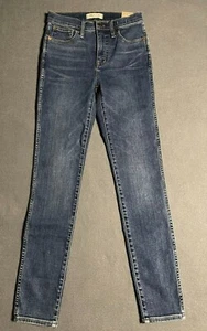 NWT Madewell 10" High-Rise Skinny Blue Jeans Size 25 - Picture 1 of 7