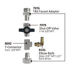 7976K-EL, Sink Faucet Adapter T&S installation kit with elbow connector 