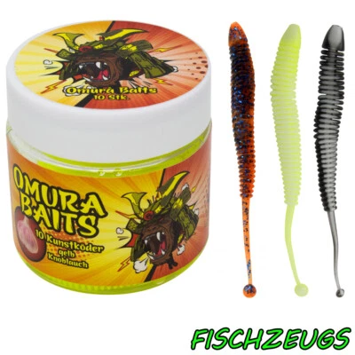 FTM Omura Baits Snake 10 Forellenköder Kunstköder Gummiköder UV Knobi Bubble