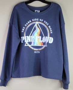 Grayson Social Girls Pink Floyd Graphic Crewneck Sweatshirt Grey XXL (18) - Picture 1 of 6