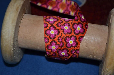 Webband Hilco Hamburger Liebe ökotex Birds of a feather Florets rot-pink