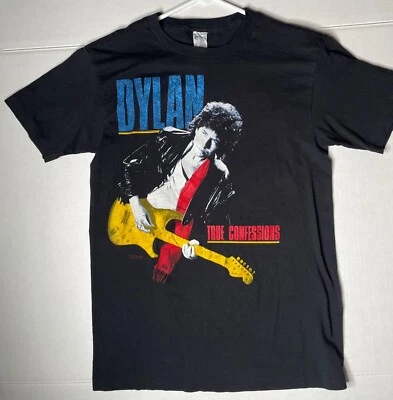 Vintage Bob Dylan '86 True Confession Tour Shirt L Worst Grateful Dead Show Ever - Image 1 of 4