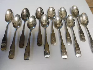 INTERNATIONAL SILVER BICENTENNIAL 1776 - 1976 LOT OF 12 SPOON - Bild 1 von 7