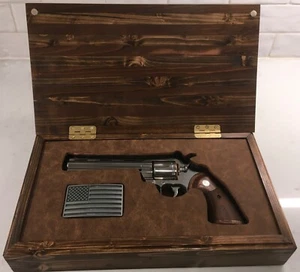 Colt Python 6" Barrel Case with American Flag Insert - Picture 1 of 8